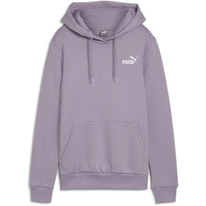 PUMA Mens Essentials No. 1 Logo Hoodie Casual Outerwear Casual – Black(Pale Plum)