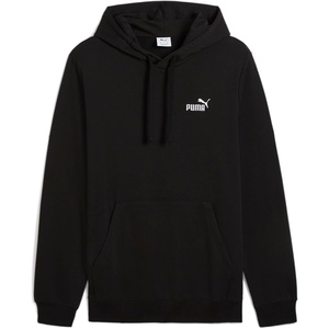 PUMA Mens Essentials No. 1 Logo Hoodie Casual Outerwear Casual – Black(Puma Black)
