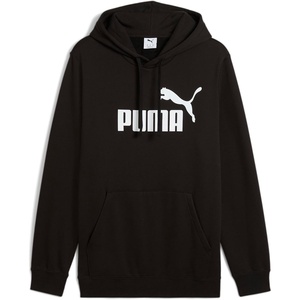 PUMA Mens Essentials No. 1 Logo Hoodie Casual Outerwear Casual – Black(Puma Black Ss25)
