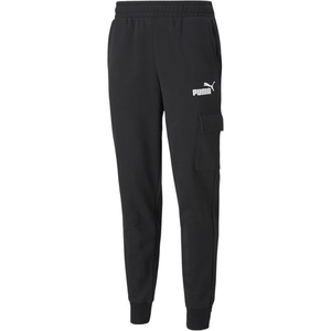 PUMA Mens Essentials Slim Fit Drawstring Sweatpants Casual(Dark Gray Heather)