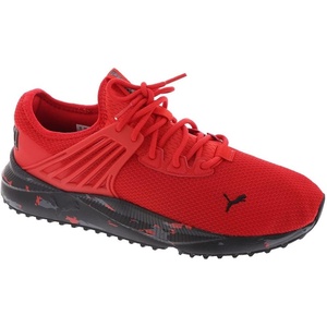 PUMA Mens Pacer Future Lace Up Sneakers Shoes Casual(High Risk Red/Black)