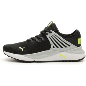 PUMA Mens Pacer Future Lace Up Sneakers Shoes Casual(Puma Black-platinum Gray)