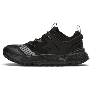PUMA Mens Pacer Future Lace Up Sneakers Shoes Casual(Trail Puma Black-puma Black-castlerock)
