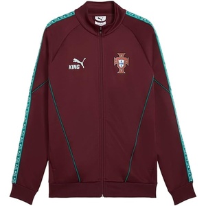 PUMA Mens Portugal King Anthem Athletic Outerwear Casual – Green(Red)