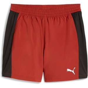 PUMA Mens Run Velocity 5 Inch Shorts Casual Bottoms Casual(Mars Red-puma Black)