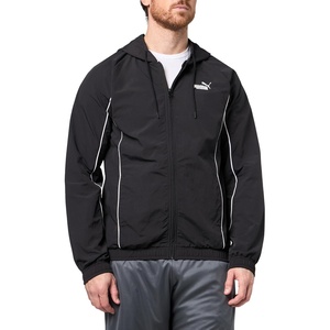 PUMA Mens Sport Woven Jacket Athletic Outerwear Casual(Black)
