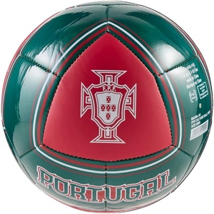 PUMA Unisex FA Portugal Mini Soccer Ball, Club Red-Green Lagoon SS26, Mediumini Fpf Culture Ball Mini