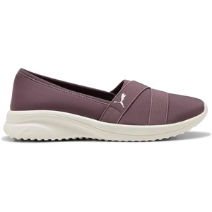 PUMA Womens Adelina 2 Slip On Sneakers Shoes Casual – Purple(Raisin-warm White Ah25)