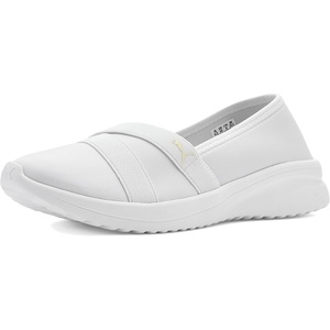 PUMA Womens Adelina 2 Slip On Sneakers Shoes Casual – Purple(White/White)
