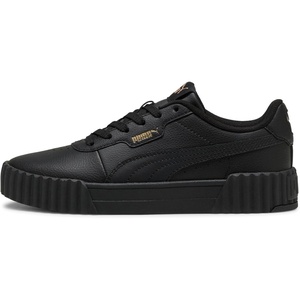 PUMA Women’s Carina 3.0 Casual Sneakers(Puma Black Puma Gold)