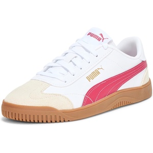 PUMA Women’s Club 5v5 Sneakers(Puma White-port-alpine Snow)