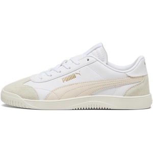 PUMA Women’s Club 5v5 Sneakers(Puma White-rosebay-puma Gold)