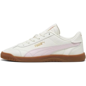 PUMA Women’s Club 5v5 Sneakers(Warm White-whisp of Pink-puma Gold)