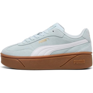 PUMA Women’s Club II Era Platform Sneakers(Aqua Glow-puma White)