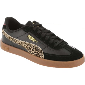 PUMA Womens Club Ii Era Luminous Lace Up Sneakers Shoes Casual(Black-toasted Almond Ah25)