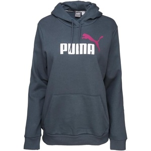 PUMA Womens Essentials Logo Hoodie Casual Outerwear Casual Hoodie – Grey(Gray)