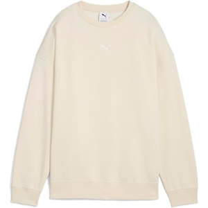 PUMA Women’s Essentials Oversized Fleece Sweatshirt(Alpine Snow Ss25)