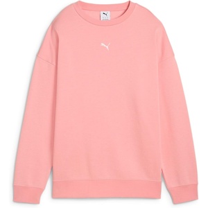 PUMA Women’s Essentials Oversized Fleece Sweatshirt(Pink Fruit Ss25)