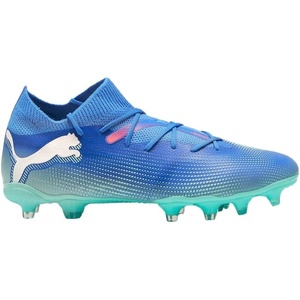 PUMA Womens Future 7 Match Firm GroundArtificial Ground Soccer Cleats – Blue(Blue)