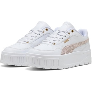 PUMA Women’s Karmen II Idol Sneakers(Puma White Matt Ivory)
