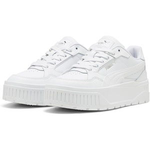 PUMA Women’s Karmen II Idol Sneakers(Puma White Puma Puma Puma Silver)