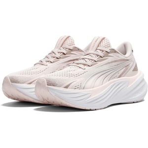 PUMA Womens Maxima Pro Lace Up Sneakers Shoes Casual – Off White(Jasmine Flower-rose Latte-puma Silver)