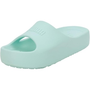 PUMA Womens Shibusa Slide Casual Sandals Casual Low Heel 1-2″(Minty Burst-minty Burst)