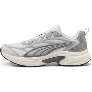 PUMA Womens Softride Escalate Lace Up Sneakers Shoes Casual – Grey(Feather Gray-gray Echo-puma Aged Silver-warm White)