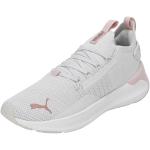 PUMA Womens Softride Symmetry Fuzion Running Shoes(Feather Gray-mauve Mist-rose Gold)