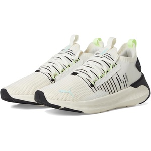 PUMA Womens Softride Symmetry Fuzion Running Shoes(Warm White/Mint Melt/Black)