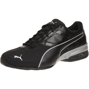 PUMA Women’s Tazon 6 Sneaker(Black/Silver)