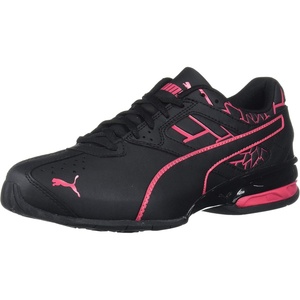 PUMA Women’s Tazon 6 Sneaker(Puma Black-nrgy Rose)