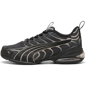 PUMA Womens Voltra Running Sneakers Shoes – Black(Puma Black-rose Latte)