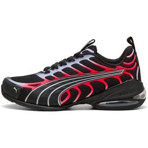PUMA Womens Voltra Running Sneakers Shoes – Black(Puma Black-ultra Red-light Lavender)