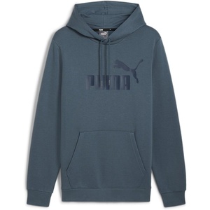PUMA mens Essentials Logo Fleece Hoodie (Available in Big & Tall)(Gray Skies)