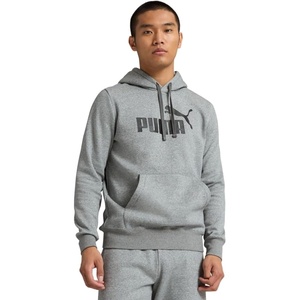 PUMA mens Essentials Logo Fleece Hoodie (Available in Big & Tall)(Medium Gray Heather Ss25)