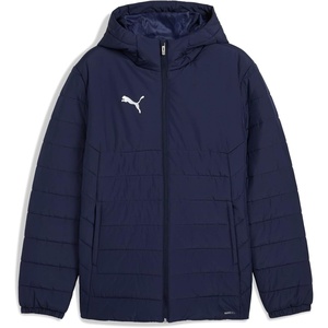 PUMA mens Teamadditions Hooded Padded Jacket(Navy-silver Ah25)