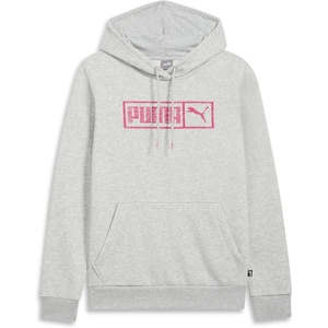 PUMA womens Graphic Hoodie(Gray)