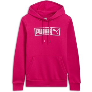 PUMA womens Graphic Hoodie(Red)
