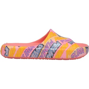 PUMA womens Shibui Cat Slide Sandal(Yellow)