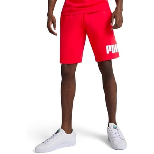 Puma Mens Big Logo Fleece 10″ Shorts (Available in Big & Tall)(For All Time Red Ss25)