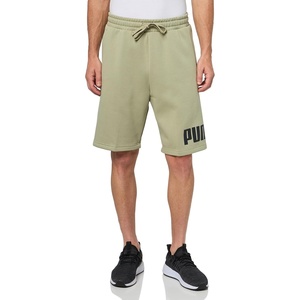 Puma Mens Big Logo Fleece 10″ Shorts (Available in Big & Tall)(Lux Army Ah25)