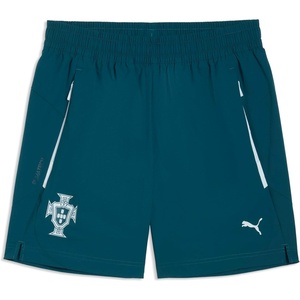 Puma Men’s FA Portugal Relaxed Woven Shorts(Ocean Tropic-silver Mist)