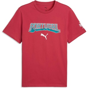 Puma Men’s FA Portugal T-Shirt(Club Red-puma White)
