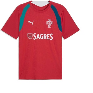 Puma Men’s FA Portugal Training Jersey(Club Red-silver Mist)