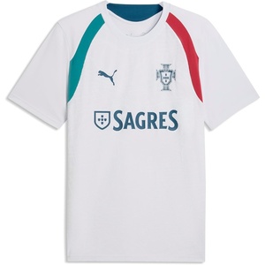 Puma Men’s FA Portugal Training Jersey(Silver Mist-ocean Tropic)