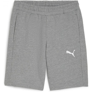 Puma Mens Teamgoal Knit Shorts(Medium Grey Heather-puma White)