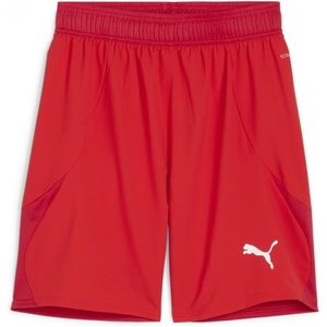 Puma Mens Teamgoal Knit Shorts(Puma Red-puma White-fast Red)