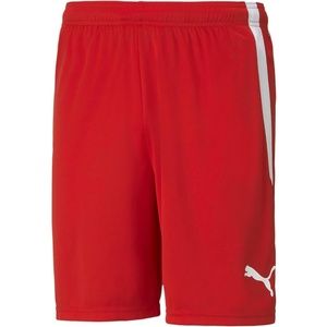 Puma Mens Teamliga Shorts(Puma Red-puma White)