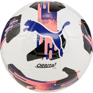 Puma Orbita 6 Machine Stitch Soccer Ball(PUMA White-Lapis Lazuli-Sunset Glow AW24)